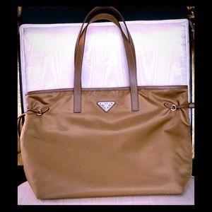 Prada nylon tote bag